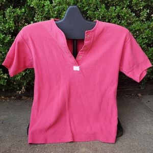 [Limited Jeans] Pink Textured Top